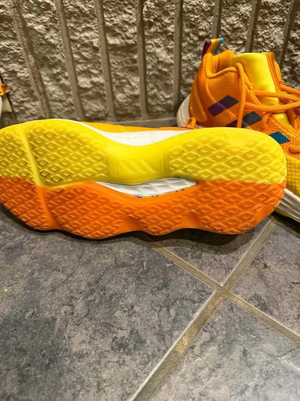 Adidas Candace Parker x Exhibit A Tennessee Orange Basketball Sneakers